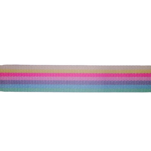 Tassenband / keperband 38 mm multicolor